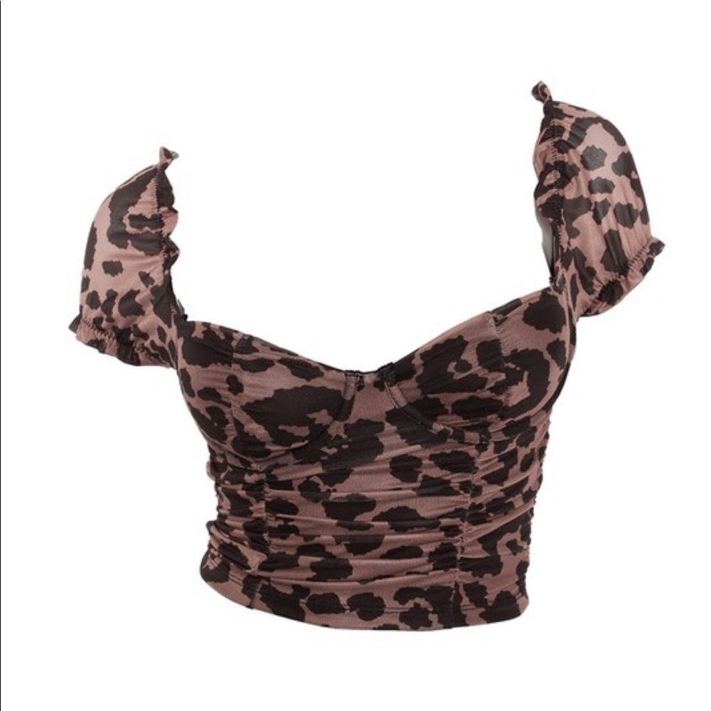 *NEW* animal print crop top